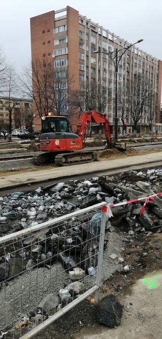 Inchiriere EXCAVATOR, Demolari,Camioane, TRANSPORT utilaje,Efectuam lu