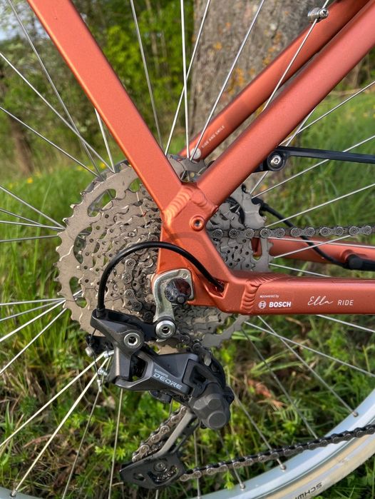 Bicicletă electrică Damă Cube Ella Ride Hybrid 500, XS/46cm, KM totali 353!!!