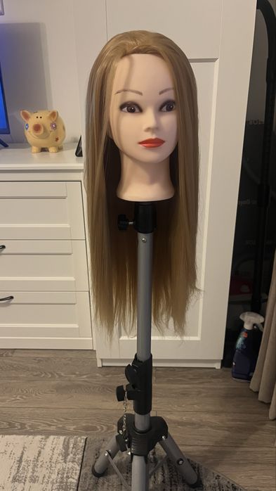 Transformari,vand cap de manechin cu par des lungime 70 cm