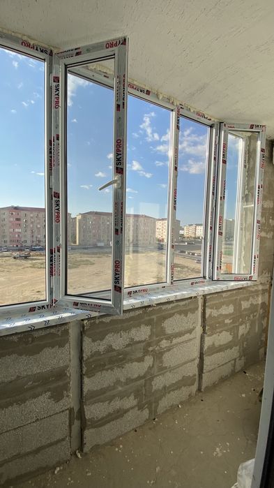 Алюминиевая витраж окно дверь