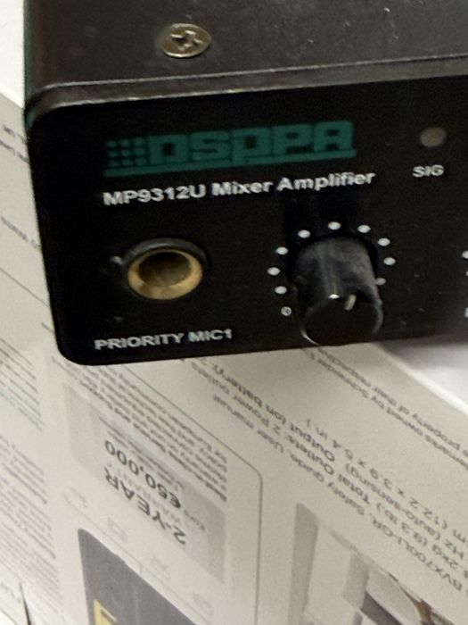 Amplificator cu mixer 120W player usb/ bluetooth, dsppa MP9312U