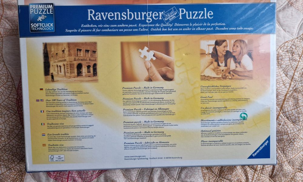 Пъзел Ravensburger 5000 ел. - Микеланджело Сътворението на Адам