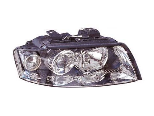 Far Audi A4 (B6) 12.2002-11.2004 TYC fata stanga xenon tip bec D1S+H7 electric fara motoras/becuri/balast