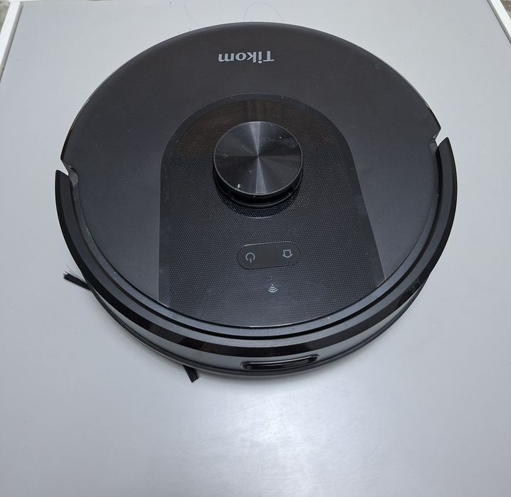 Aspirator Robot Tikom L8000 Pro cu Mop, 6000Pa, Navigare Lidar, Control prin Aplicație, 150 Min