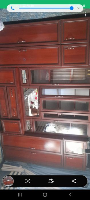 Стенка гарнитур мебельный спальни