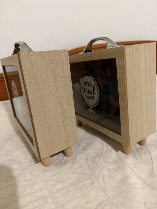 Дървена кутия / Касичка за пътешествия