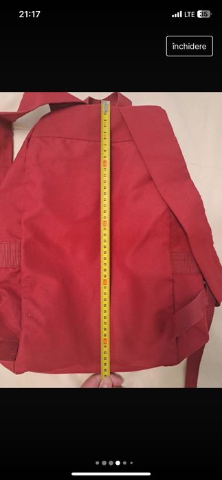 Vând rucsac/ghiozdan roșu
