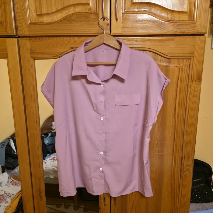 Официална дамска риза пепел от рози