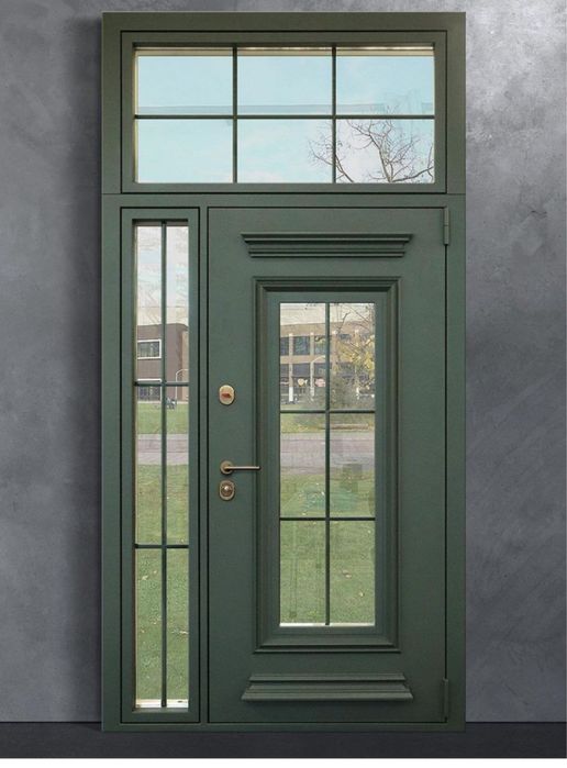 Металические двери премиум класа в стиле неокласика