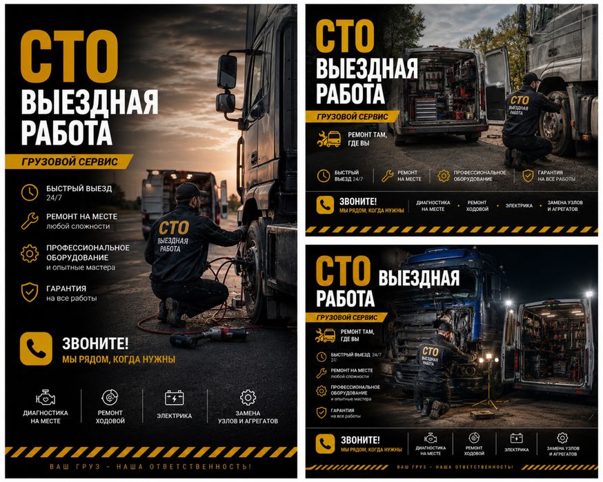 Сто выездная работа