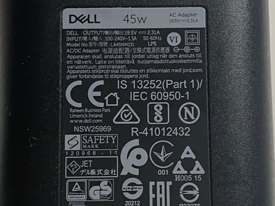 Alimentator incarcator laptop Dell 45W 19.5V