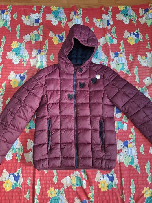 Geaca unisex burgundy
