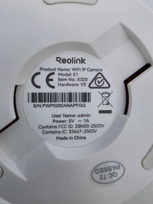 Camera supraveghere interior rotativa IP wireless WiFi Reolink E1 E320