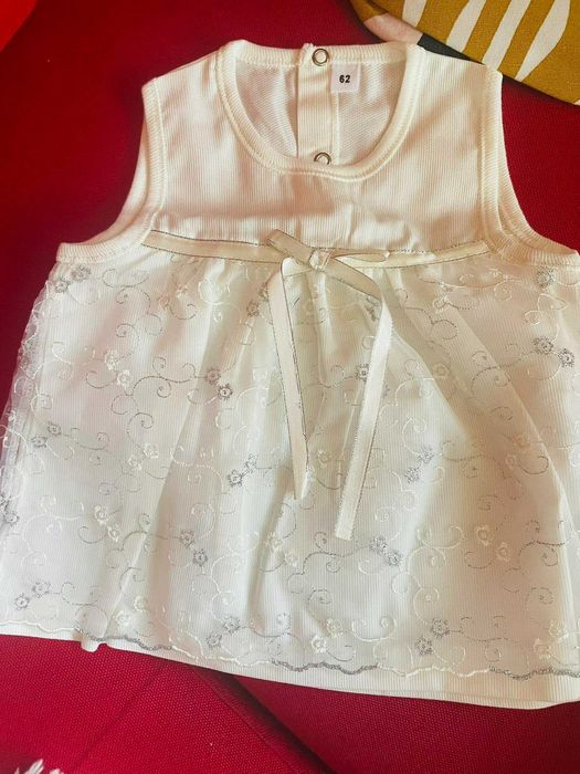 Комплект за кръщене момиче 62 см.