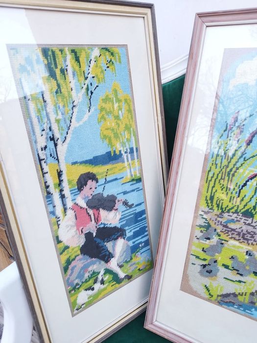 Ръчно изработени,бродирани гоблени, картини