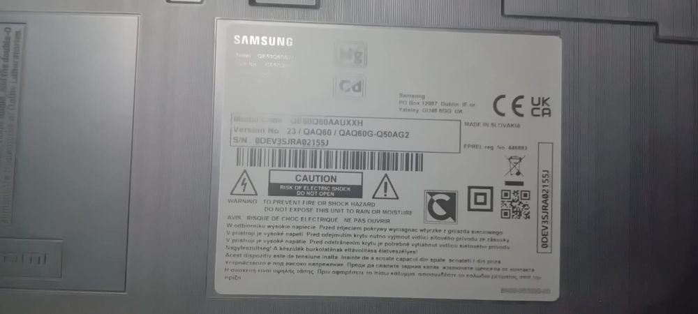 Smart tv qled 125cm(defect)