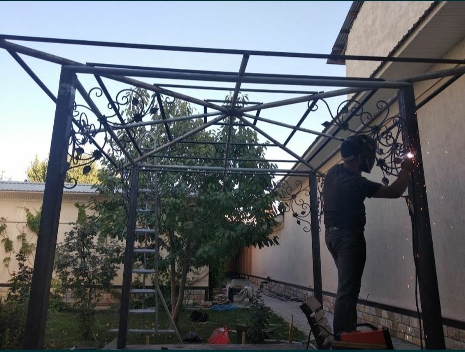 Svarshik сваршик металлоконструкций ворота навес решетка darvoza ewik