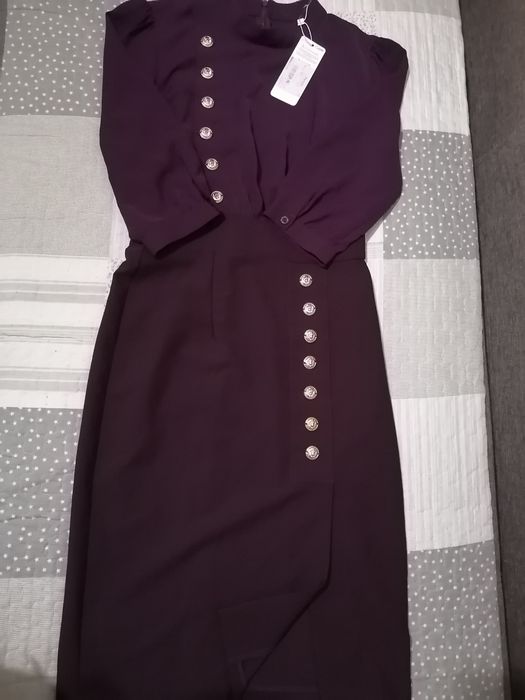 Платье бордовое новое