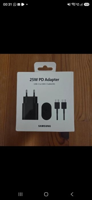 Incarcator Samsung 25W cu cablu 3A nou !