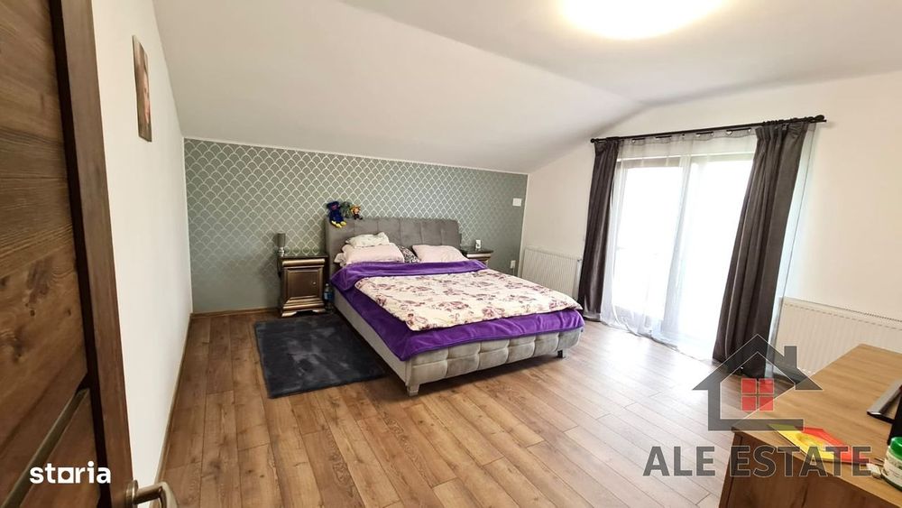 Casa ultramoderna, P+E, 4 camere, mobilata,teren 700 mp, Mihai Viteazu