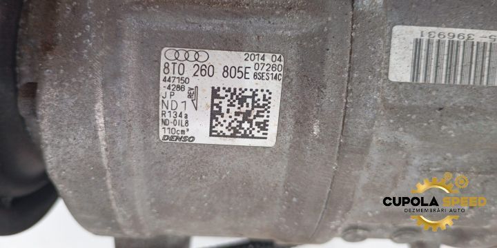 Compresor AC 1.8 TFSI (defect fulie) 8T0260805E Audi A4 B8/8K [faceli