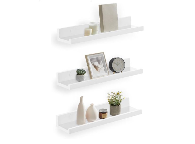 Комплект от 3 модерни плаващи рафтове