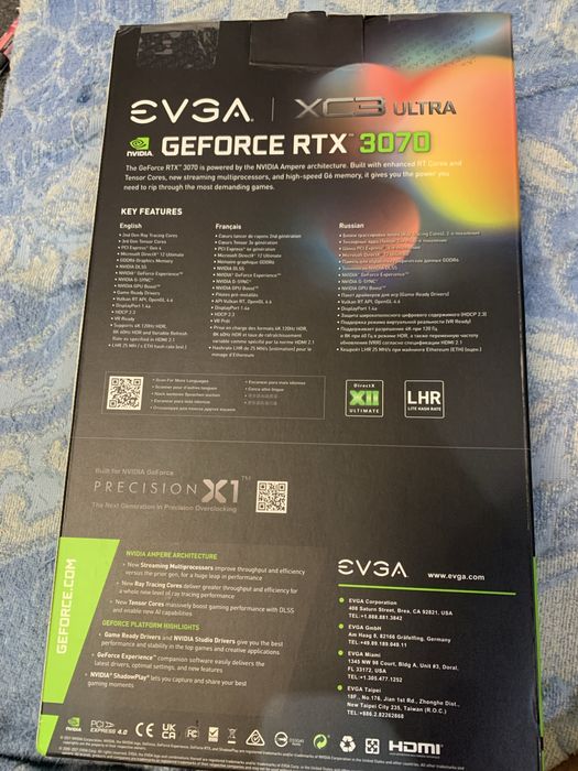 Видеокарта RTX 3070 8gb