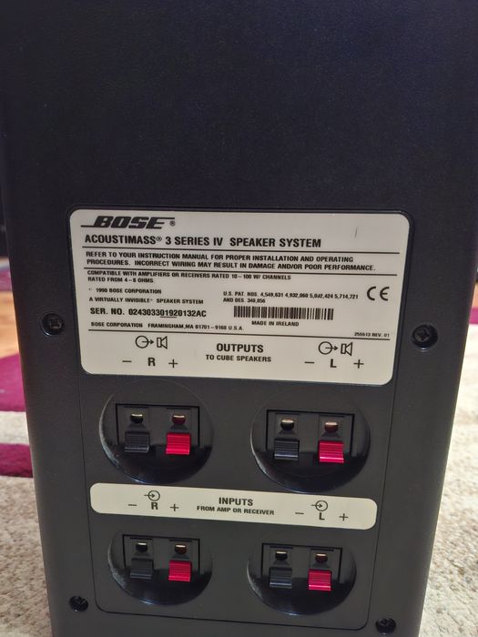 Subwoofer bose  400w rms