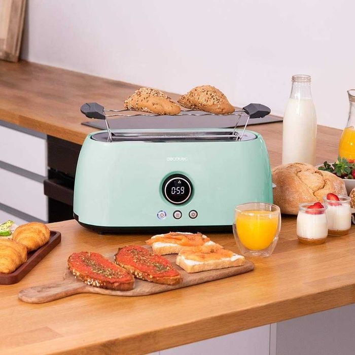 Тостер Cecotec Toastin’ time 850 Long (Син) 850W НЕ РАБОТИ!