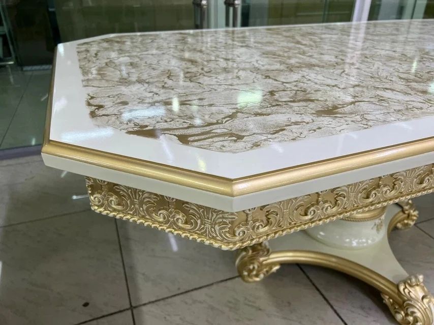 Стол раскладной Голд 3/4 (мрамор)