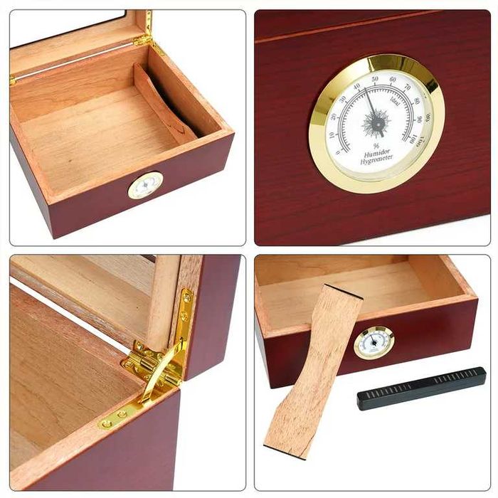 Хумидор за пури испански кедър чисто нов