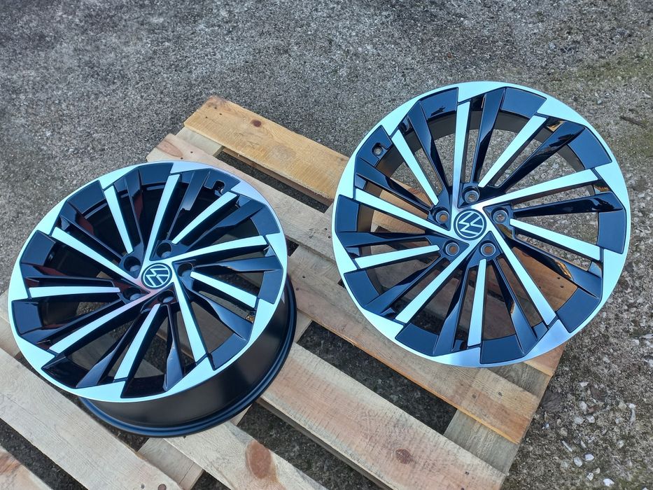 18"5×112 Skoda Seat Vw 8ж ет40 Чисто Нови Golf Passat Tiguan Touran Octavia Superb Leon Ateca