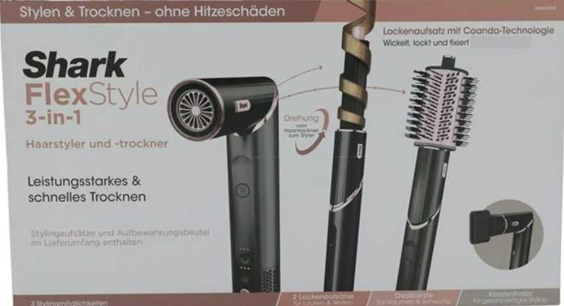 Маша Shark FlexStyle 3-в-1 Air Styler и сешоар HD424DE