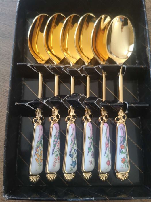 Set 6 lingurite,6 furculite vintage 1990