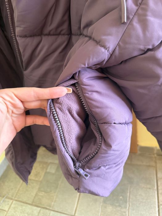 Лилаво женско зимно яке MONKL