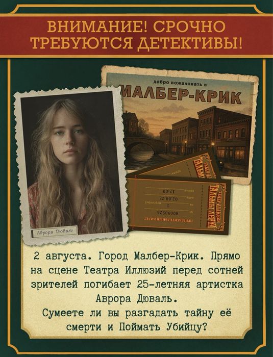Настольная игра «Поймай убийцу»
