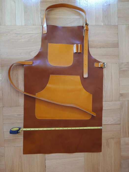 Готварска/кухненска престилка естествена кожа