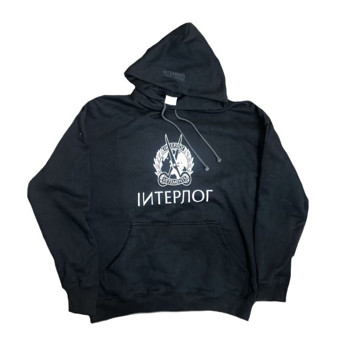VETEMENTS interpol hoodie