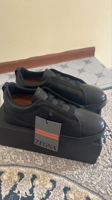 Кеды zegna мужские