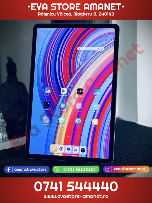 Tableta 12.1” XIAOMI Redmi Pad Pro Quick Silver 256GB 8+4GB RAM WiFi Octa-Core Max 2.4 GHz Android 14 Model: 2405CRPFDG