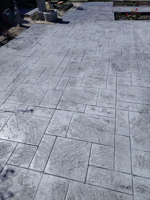Beton amprentat și vertical