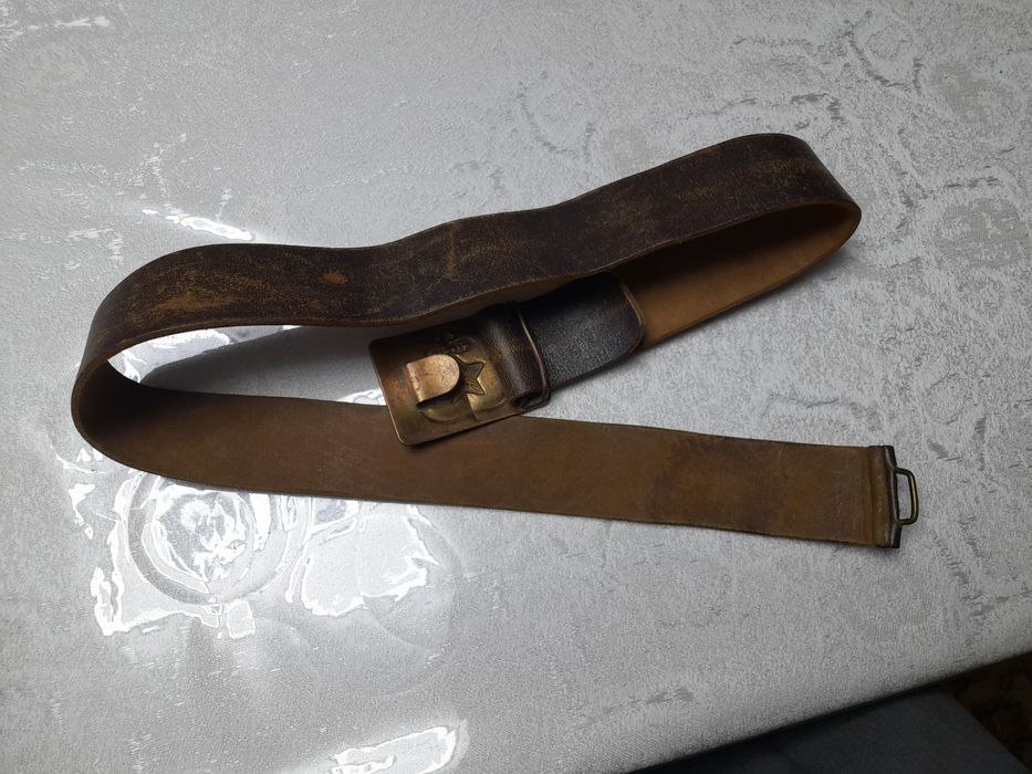 Ремень вмф ссср, кожаный