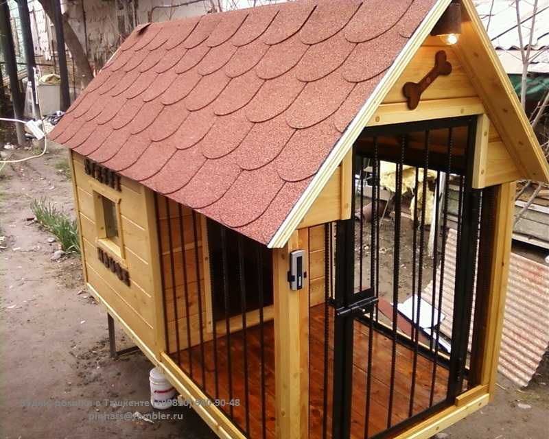 зоотовары* деревянная Будка для Собаки, вольер. Новый.