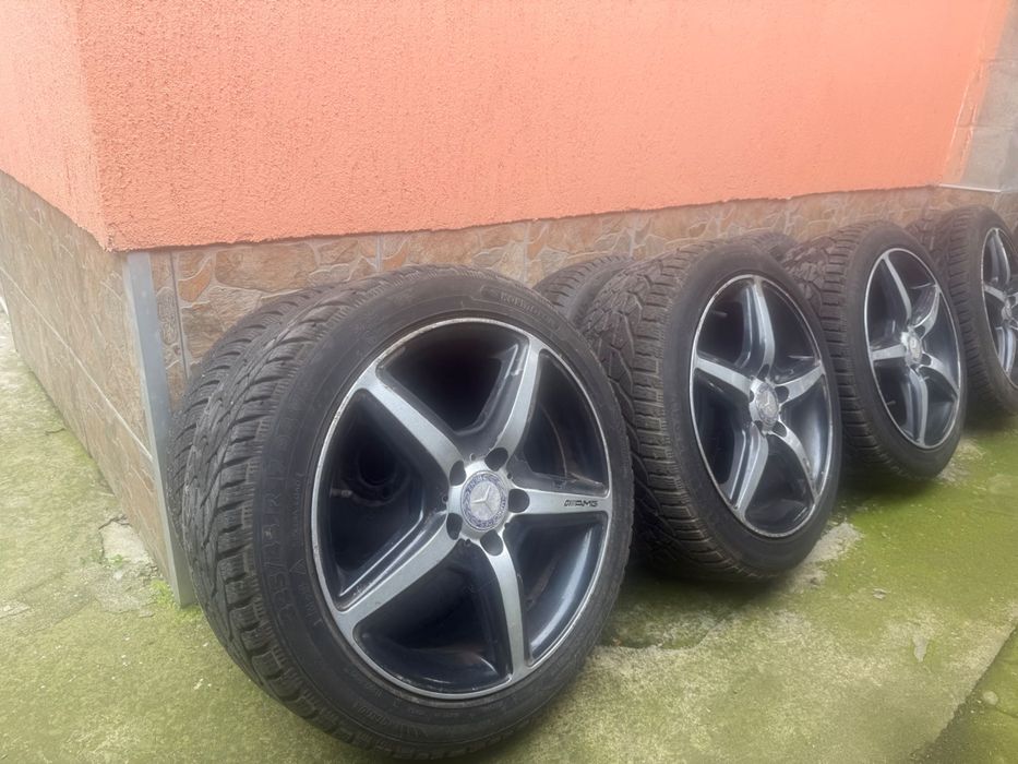 Джанти R17 7.5J ЕТ35 5х112 със зимни гуми