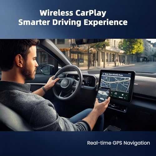 Нов Wireless Apple CarPlay адаптер iOS 11+ за 800+ автомобила кола usb