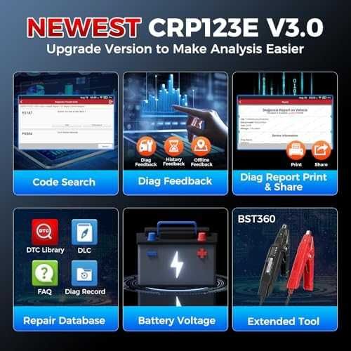 Нов OBD2 Скенер LAUNCH CRP123E V3.0 Диагностичен уред за кола автомобил