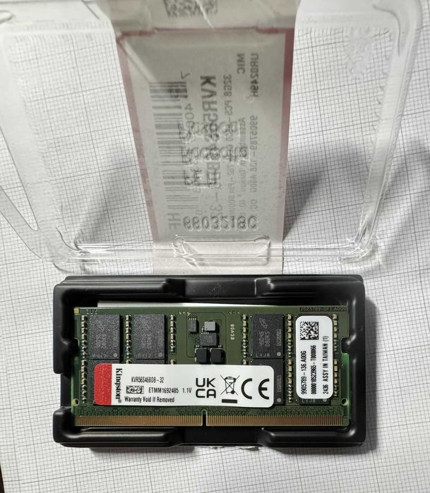 Memorie laptop RAM SODIMM DDR5 32 GB