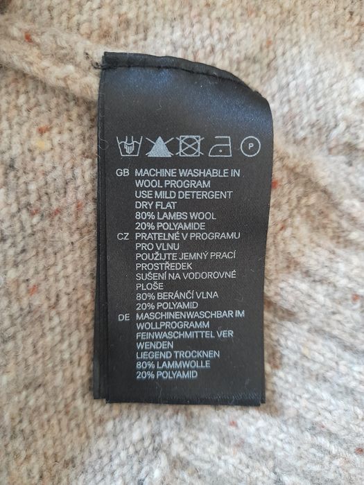 Pulover H&M, lana virgina,m, 90 lei