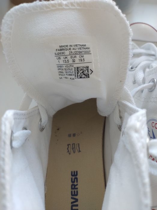 Кецове Converse All star. Номер 32.