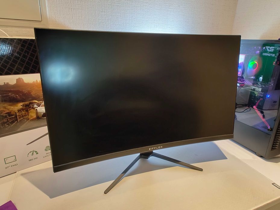 Игровой монитор Ziffler GM180 VA 27" | 180 Гц | Curved